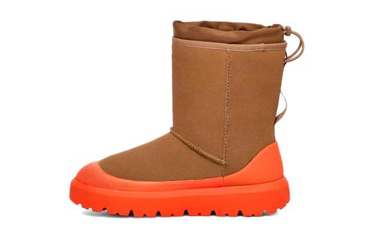 Men's UGG Classic Short Weather Hybrid Boot 'Chestnut Orange'